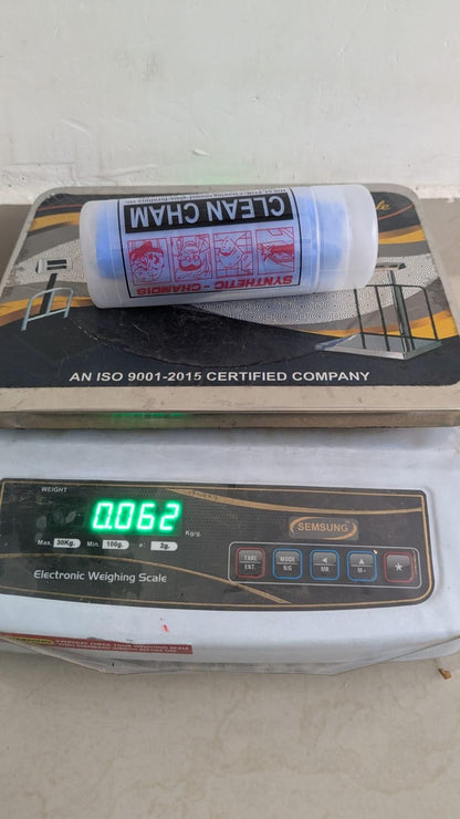 Clean Cham Synthetic Chamois Cloth (Assorted, Pack of 1)